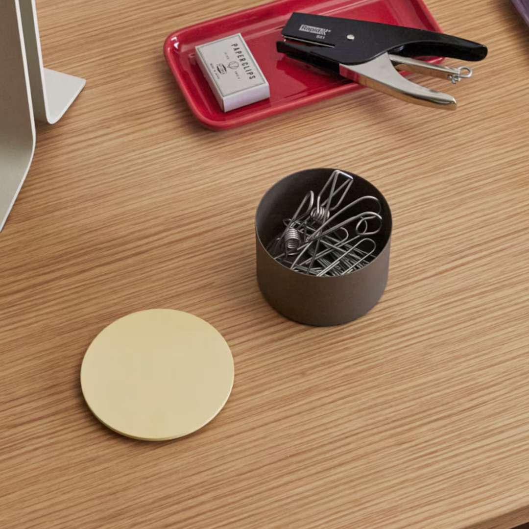 Opbevaring District Box Small Brun/Gul