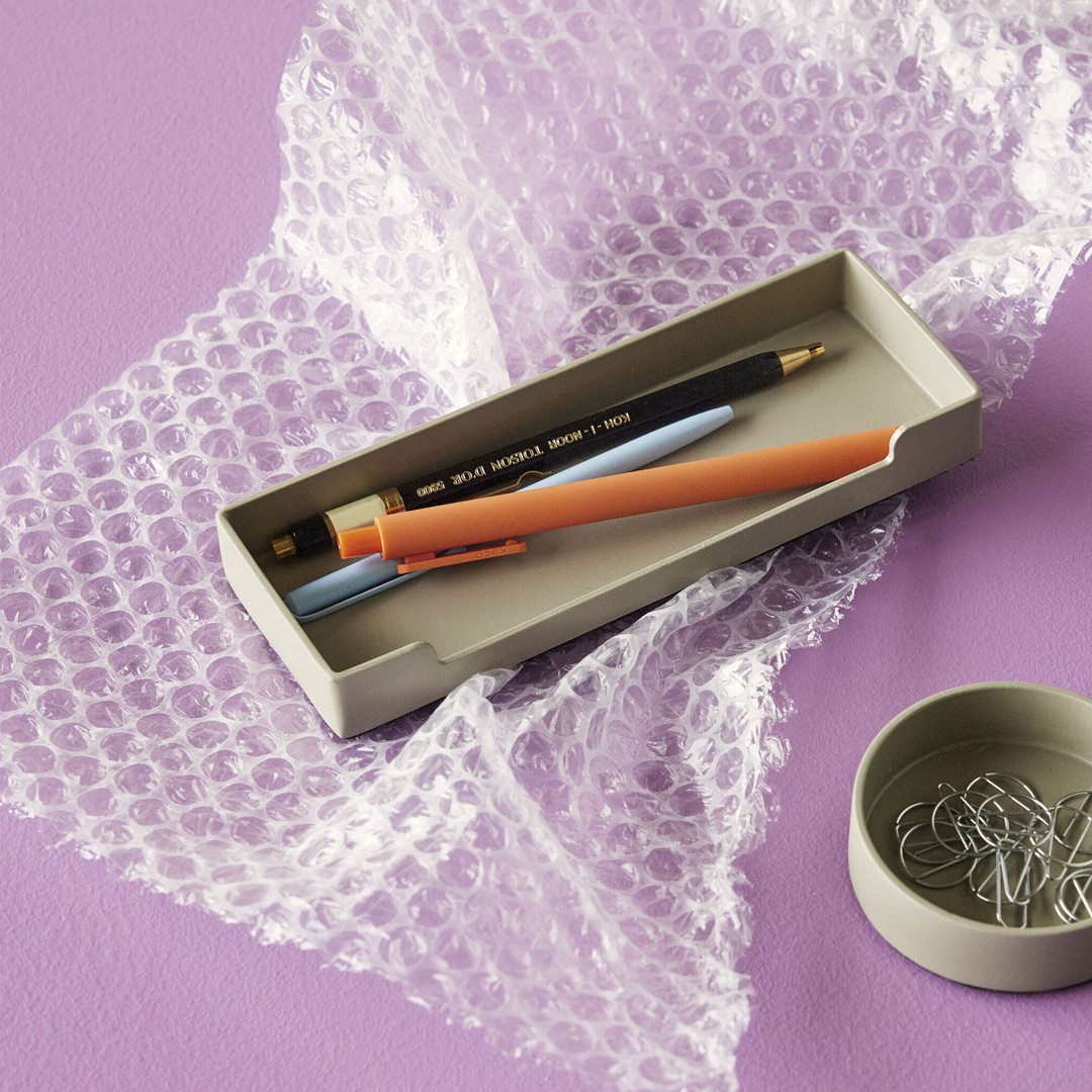 Skrivebordsopbevaring District Tray Lysegrå