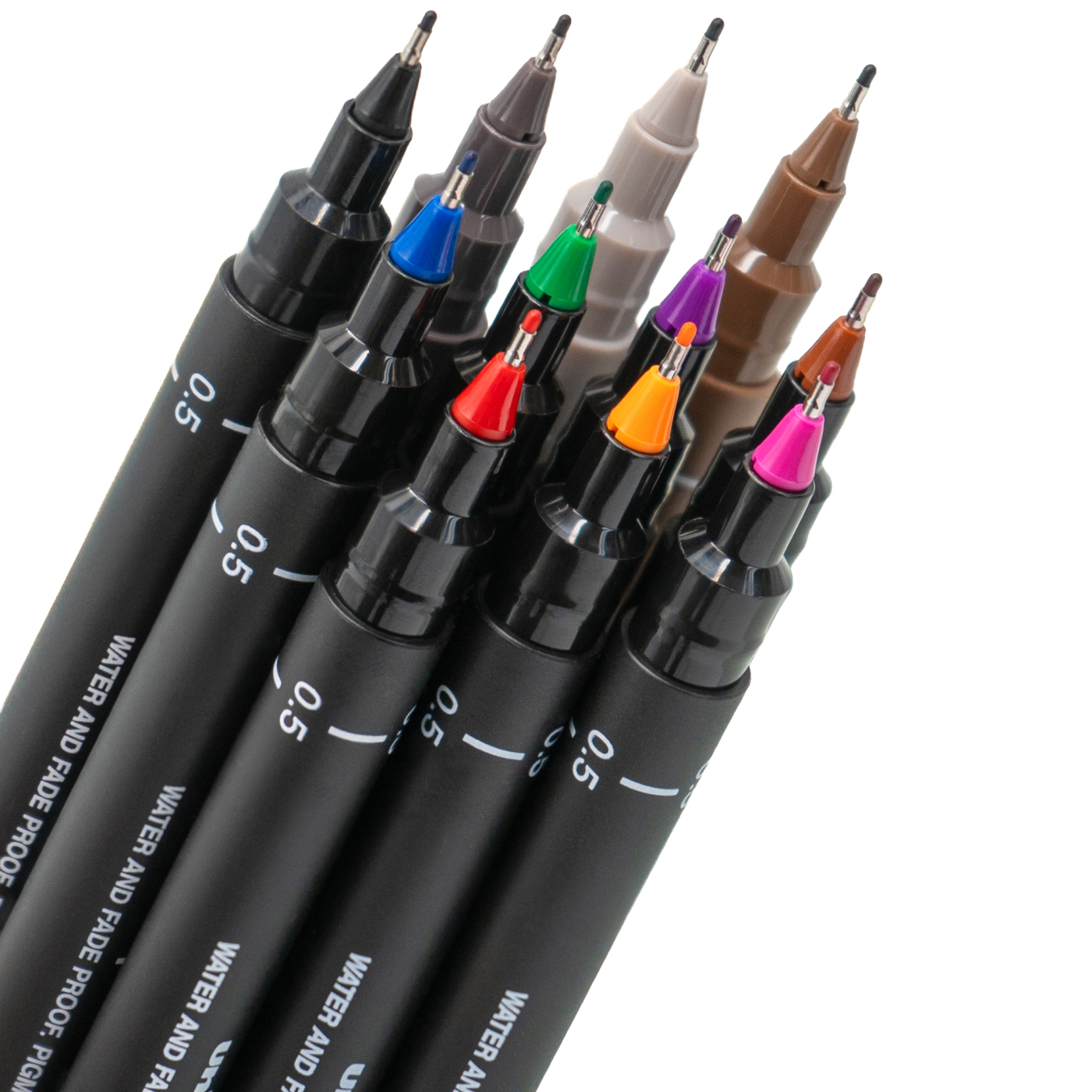 Pin Fine Line Colours 8-sæt