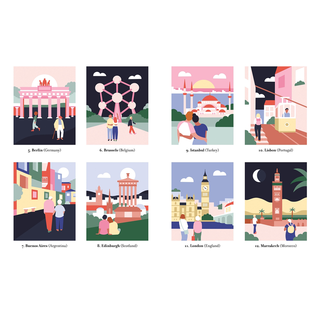 Mystery Coloring Around the World