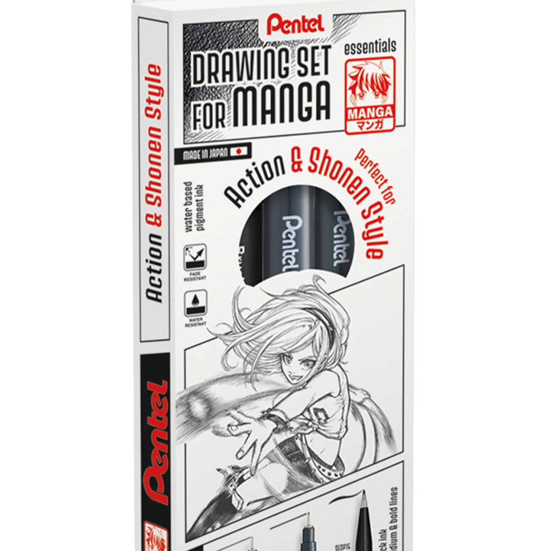 Drawing Set Manga Action & Shonen
