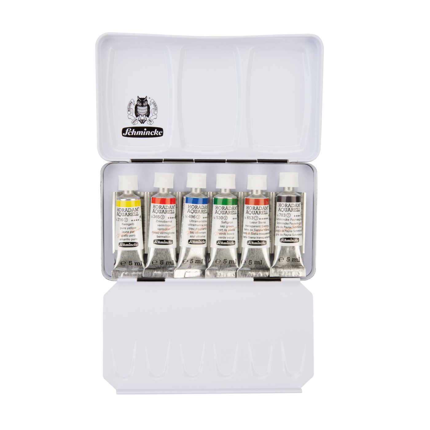 Horadam Aquarel Tube 5 ml 6-sæt