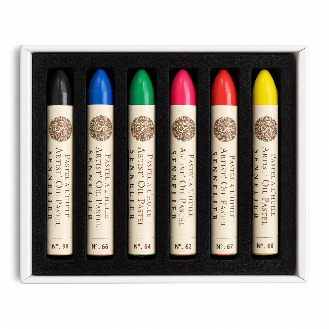Oliepastel Fluorescent colors 5ml 6-sæt