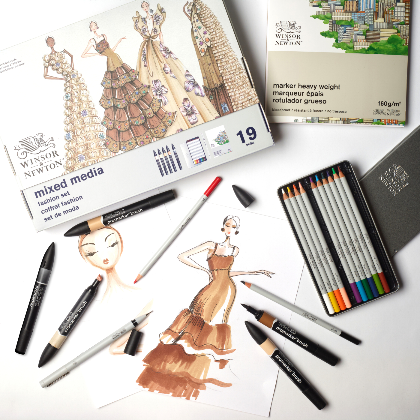 Mixed Media Fashion Set 19 dele