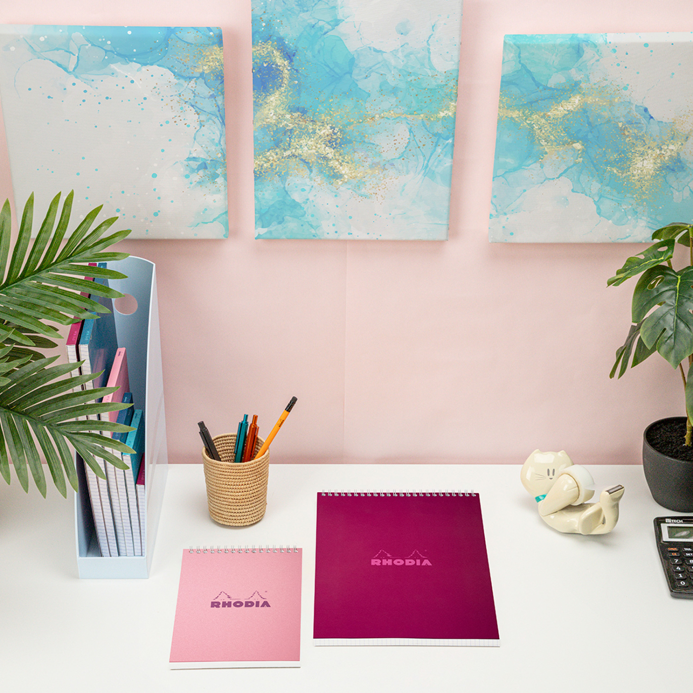 Classic Notepad Plum A4 Linjeret