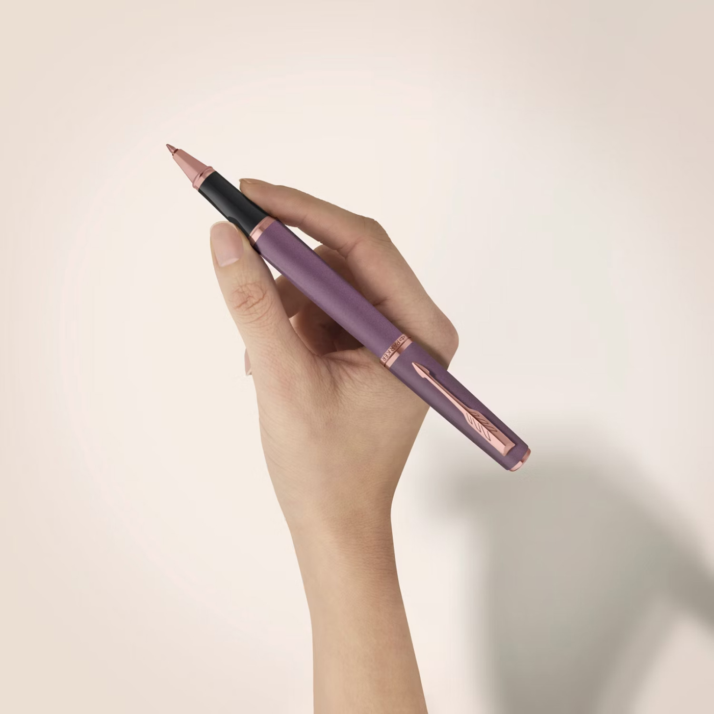 Meridian Purple/Pink Gold Rollerball