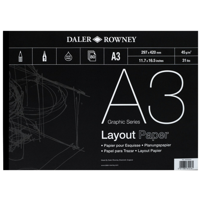 DalerRowney Bristol Board A4 Pen Store