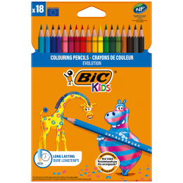 Kids Evolution Farvepenne 18-pak i gruppen Kids / Børnepenne / Farveblyanter til børn hos Pen Store (100242)