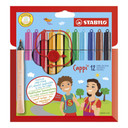 Cappi Tuschpenne sæt 12 stk i gruppen Kids / Børnepenne / Tusser til børn hos Pen Store (100264)