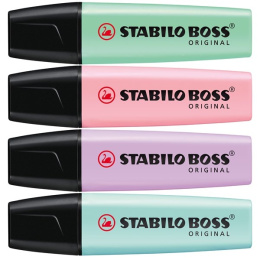 Boss Pastel 4-pack i gruppen Penne / Mærkning og kontor / Highlighters hos Pen Store (100296)