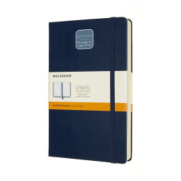 Classic Hard Cover Notebook Expanded Blue i gruppen Papir & Blok / Skriv og noter / Notesbøger hos Pen Store (100430_r)