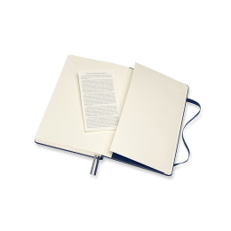 Classic Hard Cover Notebook Expanded Blue Ruled i gruppen Papir & Blok / Skriv og noter / Notesbøger hos Pen Store (100431)