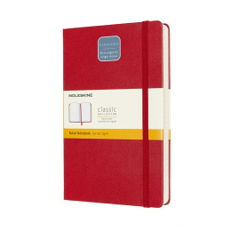 Classic Hard Cover Notebook Expanded Red i gruppen Papir & Blok / Skriv og noter / Notesbøger hos Pen Store (100432_r)