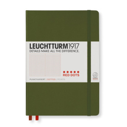 Notebook Red Dots (Special Edition) A5 Medium i gruppen Papir & Blok / Skriv og noter / Notesbøger hos Pen Store (100673_r)