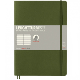 Notebook B5 Softcover Ruled Army i gruppen Papir & Blok / Skriv og noter / Notesbøger hos Pen Store (100693)