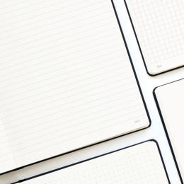 Notebook A5 Soft Cover Linjeret i gruppen Papir & Blok / Skriv og noter / Notesbøger hos Pen Store (100703_r)