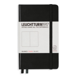 Notesbog A6 Pocket Plain Black i gruppen Papir & Blok / Skriv og noter / Notesbøger hos Pen Store (100784)