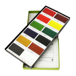 Gansai Tambi Aquarelle 12-set i gruppen Kunstnerartikler / Kunstnerfarver / Akvarelmaling / Akvarelfarve i kop hos Pen Store (100977)