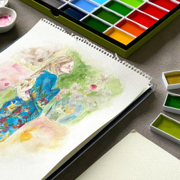 Gansai Tambi Akvarel sæt 24 stk i gruppen Kunstnerartikler / Farver / Akvarelmaling hos Pen Store (101077)