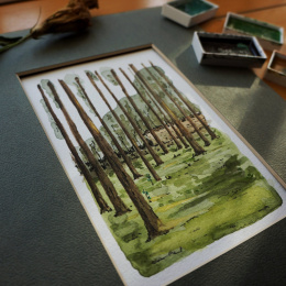 Gansai Tambi Akvarel sæt 48 stk i gruppen Kunstnerartikler / Kunstnerfarver / Akvarelmaling / Akvarelfarve i kop hos Pen Store (101261)