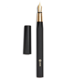 Fyldepen Resin Sort i gruppen Penne / Fine Writing / Fyldepenne hos Pen Store (101384_r)