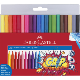 Grip Colour Marker 20-sæt i gruppen Kids / Børnepenne / Tusser til børn hos Pen Store (101393)
