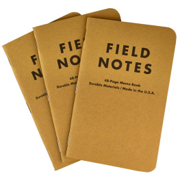 Memo Book Plain sæt 3 stk i gruppen Papir & Blok / Skriv og noter / Notesbøger hos Pen Store (101424)
