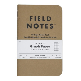 Memo Book Rutet sæt 3 stk i gruppen Papir & Blok / Skriv og noter / Notesbøger hos Pen Store (101425)