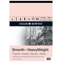 Smooth HeavyWeight A3 i gruppen Papir & Blok / Kunstnerblok / Tegnings- og skitseblok hos Pen Store (101466)