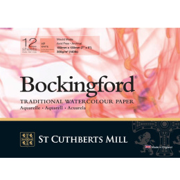 Bockingford Akvarelblok HP 300g 18x13cm i gruppen Papir & Blok / Kunstnerblok / Akvarelblok hos Pen Store (101489)