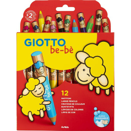 Be-bè Farvepenne 12-sæt i gruppen Kids / Børnepenne / Farveblyanter til børn hos Pen Store (101597)