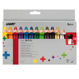 3plus 12-set i gruppen Kids / Børnepenne / Farveblyanter til børn hos Pen Store (101782)