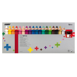 3plus 18-set i gruppen Kids / Børnepenne / Farveblyanter til børn hos Pen Store (101783)