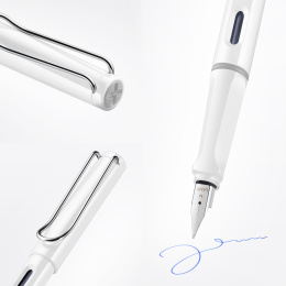Safari Fyldepen White i gruppen Penne / Fine Writing / Fyldepenne hos Pen Store (101912_r)