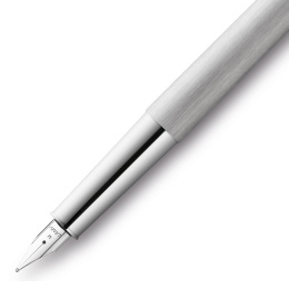 Scala Brushed Silver Fountain Pen i gruppen Penne / Fine Writing / Fyldepenne hos Pen Store (102033_r)