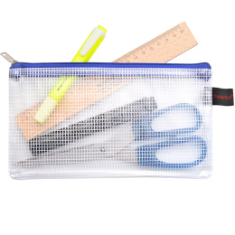 Penalhus Handy Zipper Pouch Blue i gruppen Penne / Pentilbehør / Penalhus og etui hos Pen Store (102188)