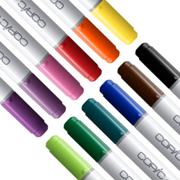 Ciao Basic colors sæt 12 stk i gruppen Penne / Kunstnerpenne / Illustrationmarkers hos Pen Store (103253)