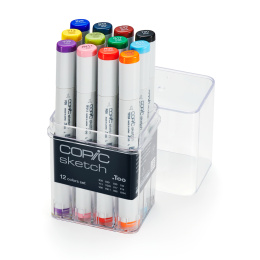 Sketch sæt 12 stk Basic i gruppen Penne / Kunstnerpenne / Illustrationmarkers hos Pen Store (103270)