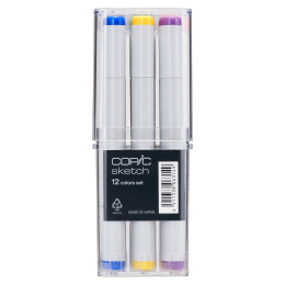 Sketch sæt 12 stk Basic i gruppen Penne / Kunstnerpenne / Illustrationmarkers hos Pen Store (103270)