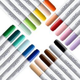 Ciao sæt 24 stk i gruppen Penne / Kunstnerpenne / Illustrationmarkers hos Pen Store (103312)