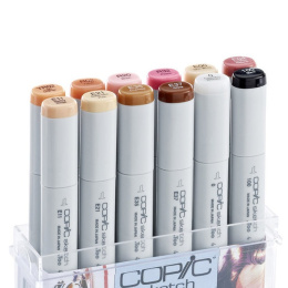 Sketch sæt 12 stk Skin tones i gruppen Penne / Kunstnerpenne / Illustrationmarkers hos Pen Store (103313)