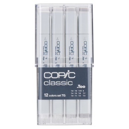 Classic sæt 12 stk Toner Gray i gruppen Penne / Kunstnerpenne / Illustrationmarkers hos Pen Store (103318) Classic sæt 12 stk Toner Gray i gruppen Penne / Kunstnerpenne / Illustrationmarkers hos Pen Store (103318)