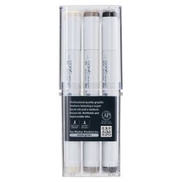 Sketch sæt 12 stk Warm Grey i gruppen Penne / Kunstnerpenne / Illustrationmarkers hos Pen Store (103503)