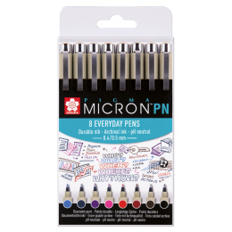 Pigma Micron PN 8-pack i gruppen Penne / Skrive / Fineliners hos Pen Store (103527)