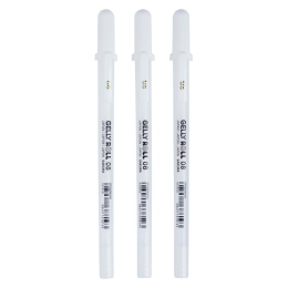 Gelly Roll Basic White 3-pack Medium i gruppen Penne / Skrive / Gelpenne hos Pen Store (103536)