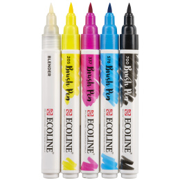 Brush Pen Primary 5-set i gruppen Penne / Kunstnerpenne / Penselpenne hos Pen Store (103708)