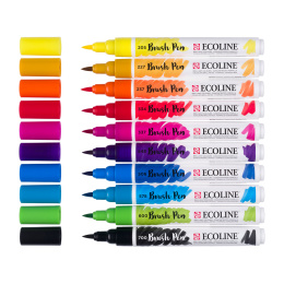 Brush Pen 10-set i gruppen Penne / Kunstnerpenne / Penselpenne hos Pen Store (103718)