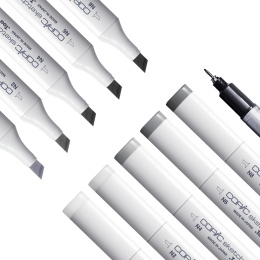 Copic Sketch 5+1 Sketching Grays i gruppen Penne / Kunstnerpenne / Illustrationmarkers hos Pen Store (103864)