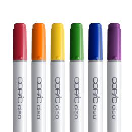 Ciao 6-sæt Primary i gruppen Penne / Kunstnerpenne / Illustrationmarkers hos Pen Store (103865)