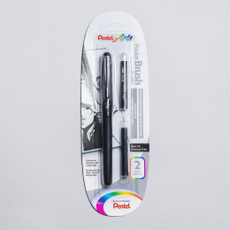 Pocket Brush Pen Set Black i gruppen Penne / Pentilbehør / Patroner og refills hos Pen Store (104522)